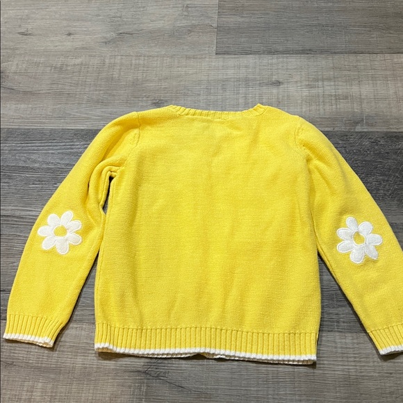 Vintage Gymboree yelliw cardigan size M 7-8 - Picture 3 of 6